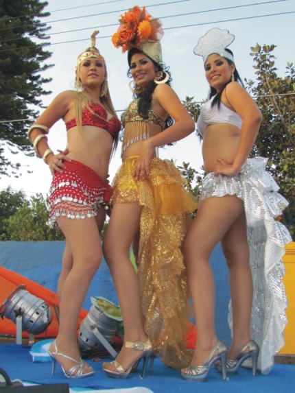 143.- Aspecto del desfile de Comparsas en el Carnaval Sayula 2011