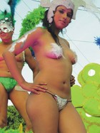 183.- Aspecto del desfile de Comparsas en el Carnaval Sayula 2011