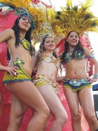 176.- Aspecto del desfile de Comparsas en el Carnaval Sayula 2011