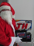 Santa Claus visita al personal de ADS