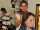 Aspecto de la Capacitación de Hair Company en el Centro de Distribución EUROPA COLOR desde Cd. Guzmán, Jal.