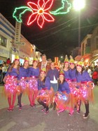 Aspecto del Desfile Navideño 2012 en Zapotiltic, Jal