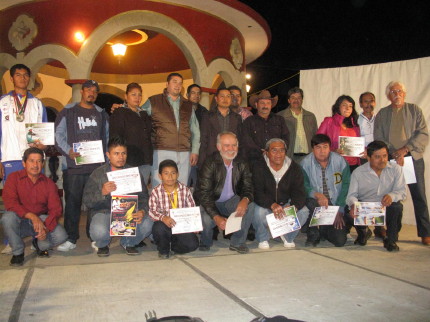 Deportistas Zapotiltitenses homenajeados en las Fiestas Patronales de Huescalapa, Jal.