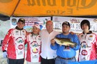 Aspecto del 1er. Gran Torneo de Pesca de Lobina 2013 en la presa El Carrizo de Tamazula, Jal