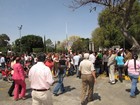 Aspecto del Macro Simulacro en Cd. Guzmán, Jal. (21 Abril 2013)
