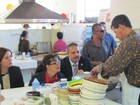 Aspecto de las actividades con motivo del Centenario del Mercado Paulino Navarro de Cd. Guzmán, Jal