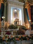 Aspecto de la Festividad en el Santuario de Guadalupe en Cd. Guzmán, Jal
