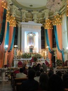 Aspecto de la Festividad en el Santuario de Guadalupe en Cd. Guzmán, Jal