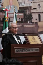 Aspecto del hermanamiento Tamazula-Mascota y entrega de llaves de la Ciudad al Eminentísimo Cardenal José Francisco Robles Ortega