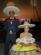 Aspecto de la coronación de Faridi, Reina de los Festejos Charrotaurinos Villa de Alvarez 2014