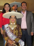 Aspecto de la coronación de Faridi, Reina de los Festejos Charrotaurinos Villa de Alvarez 2014