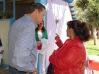 Salvador Barajas escucha peticiones del Jardín de Niños Sor Juana Ines de la Cruz