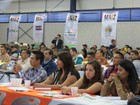 Aspecto de la Sala de Conferencias en el 1er. Congreso del MaÌz, Región Sur de Jalisco