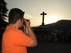 Aspecto del fenómeno astrológico de la Sombra de la Cruz Atrial en Tuxpan, Jal. (14 Abril 2014)