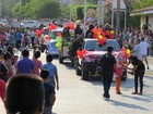 Aspecto del Desfile Inaugural de la Feria Tuxpan 2014