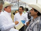 Aspecto de la Inauguración y visita de Aristoteles a la Expo Agrícola Jalisco 2014
