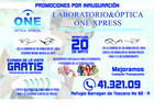 20 de Mayo GRAN APERTURA de Laboratorio & Óptica ONE Xpress