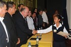 Aspecto de la Ceremonia de Reconocimiento al Mérito Estudiantil 2014 en Tamazula, Jal.