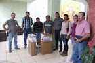 Productores de Tuxpan reciben apoyos para el campo