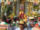 Chayacates y sonajeros fortalecen la tradicional octava en honor a San Sebastian en el pueblo de la fiesta eterna Tuxpan, Jal