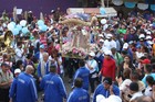 Aspecto de la Romería en Honor de la Virgen del Sagrario de Tamazula, Jal.