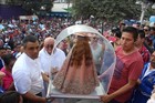 Aspecto de la Romería en Honor de la Virgen del Sagrario de Tamazula, Jal.