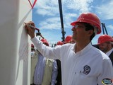 Aspecto del inicio de Construcción del AGRO CENTER Ciudad Guzmán