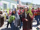 Procesión de Palmas en Domingo de Ramos en el Barrio de La Merced