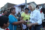 En Ciudad Guzmán, Susana Barajas escuchó de cerca a los vecinos de la Cruz Blanca