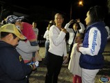 El equipo de Campaña de Claudia Murguía visitó a los vecinos de Cruz Blanca