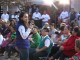 En la Colonia San José, asegura Claudia Murguía regresar con los ciudadanos y solucionar sus problema