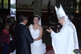 Ana Lizeth y David Augusto reciben la bendición Nupcial en la Santa Iglesia Catedral