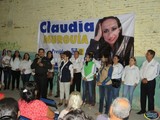En la Colonia Santa Rosa, Claudia Murguía pidió creer en su proyecto