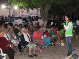 Vecinos de Solidaridad se reunen con Claudia para expresarles sus necesidades