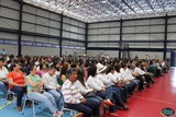 Alberto Esquer presenta sus propuestas ante la comunidad universitaria del CUSur