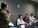 Aspectos del Debate Candidatos Municipales organizado por la CANACO Cd.Guzmán