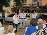 En Mansiones del Real y El Nogal, Alberto Esquer presentó su proyecto de Campaña