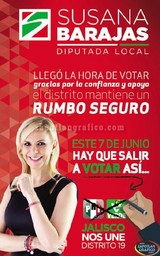 Susana Barajas te invita a votar este 7 de Junio
