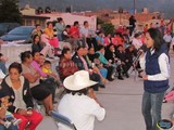 Claudia visitó el Fraccionamiento San Felipe para presentar su propuesta de Campaña