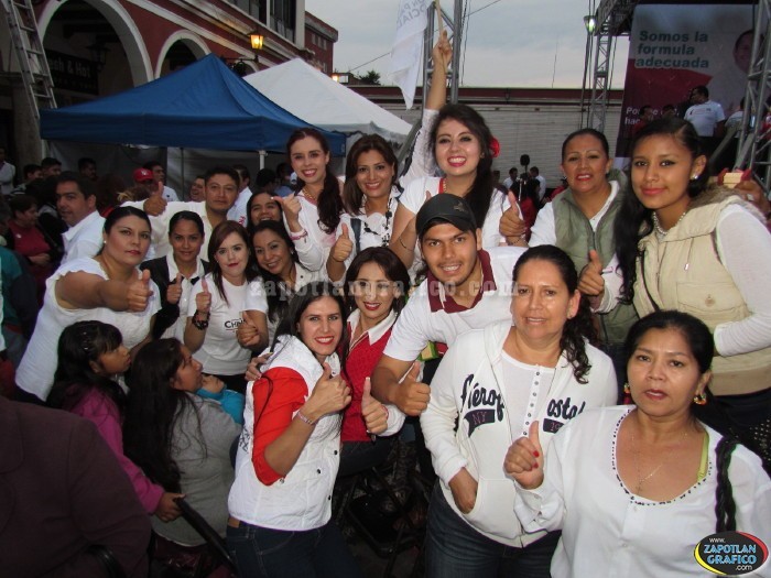 Aspectos, el PRI ciera Campaña en Zapotlán