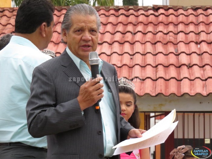 Aspecto de la Inauguración José Clemente Orozco en la Primaria Gordiano Guzmán