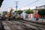 Dan banderazo de arranque a segunda etapa de pavimentación de la calle Hidalgo