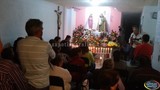Aspecto de la elaboración de El Enroso, en honor de la Virgen del Rosario en Zapotlán 2015