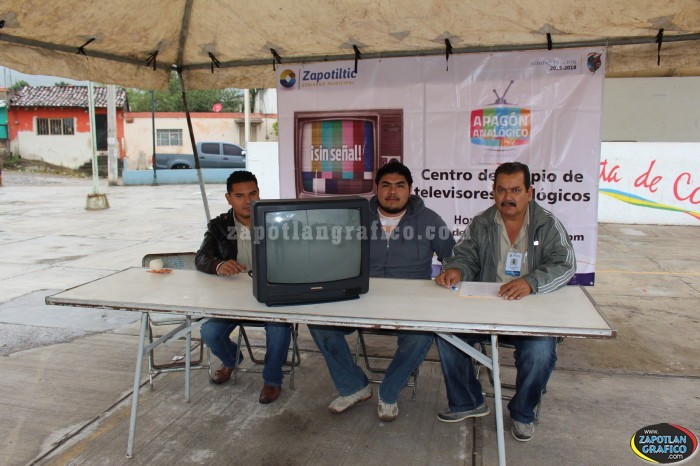 Se da apertura al centro de acopio de televisores analógicos en la delegación del Rincón