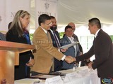 Aspecto de la Entrega del Pronunciamiento de NIVE I del Sistema Naciona de Bachillerato a Preparatoria Regional de Zapotiltic, Jal.
