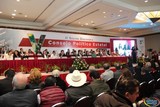 Aspecto de la participación del Diputado Hugo Contreras Zepeda, Presidente del PRI en Jalisco, en la II Segunda Sesión Ordinaria del V Consejo Político Estatal