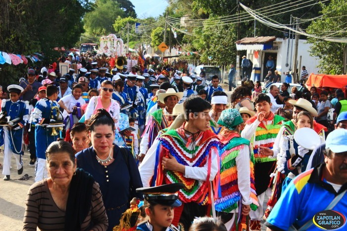 Aspecto de la Romería de la Virgen del Sagrario a Tamazula, Jal.