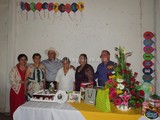 Aspecto de la celebración de cumpleaños de Doña Lupe Orozco y Ramón Díaz