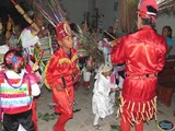 Aspecto de la Festividad Patronal en San Juan Espanatica. Mpio. de Tuxpan, Jal.