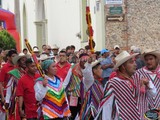 Aspecto del Tradicional REPARTO DE DÉCIMAS en Zapotiltic, Jal.